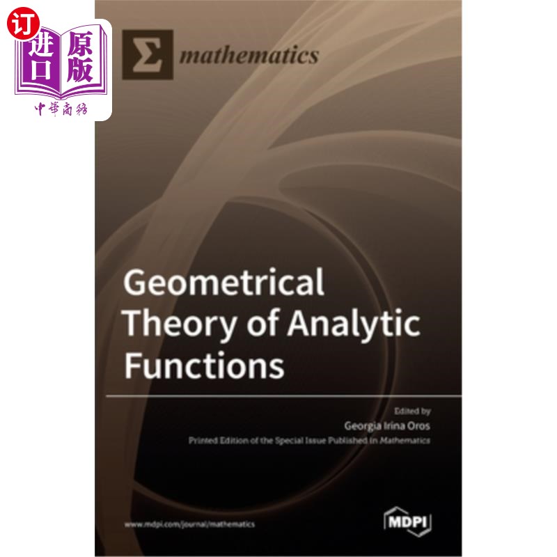 海外直订Geometrical Theory of Analytic Functions 解析函数的几何理论