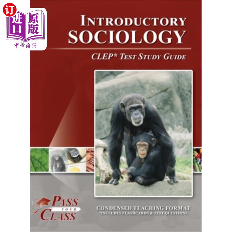 海外直订Introduction to Sociology CLEP Test Study Guide 社会学入门CLEP考试学习指南