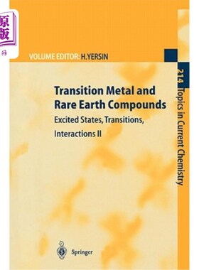 海外直订Transition Metal and Rare Earth Compounds: Excited States, Transitions, Interact