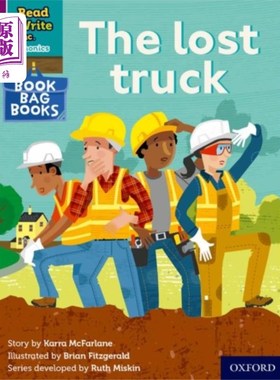 海外直订Read Write Inc. Phonics: Purple Set 2 Book Bag B... Read Write公司拼读:紫色套装2书包1丢失的卡车