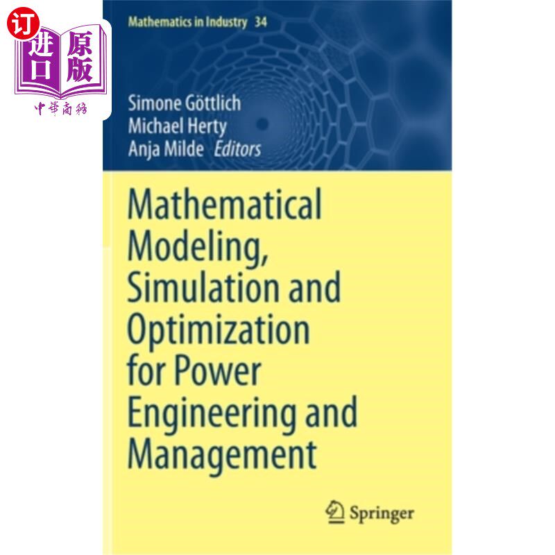 海外直订Mathematical Modeling, Simulation and Optimization for Power Engineering and Man 电力工程与管理数学建模、仿