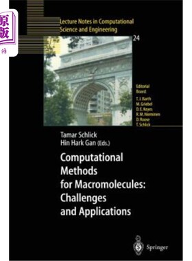 海外直订Computational Methods for Macromolecules: Challenges and Applications: Proceedin 高分子计算方法：挑战与应用