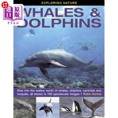 海外直订Exploring Nature: Whales & Dolphins: Dive Into the Watery World of Whales, Dolph 探索自然:鲸鱼和海豚:潜入鲸
