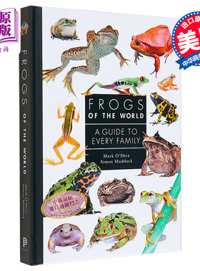 预售 普林斯顿家庭指南 世界青蛙指南 Frogs of the World 英文原版 Mark O Shea【中商原版】