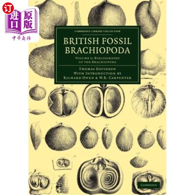 海外直订British Fossil Brachiopoda 英国腕足化石