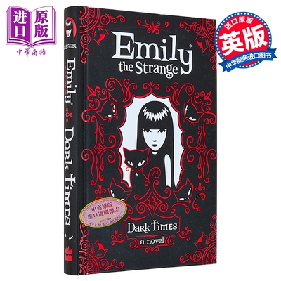 Emily the Strange Rob Rege 怪诞艾米丽漫画书英文原版惊悚流行小说插图版 怪诞艾米丽3黑暗时光 Dark Times