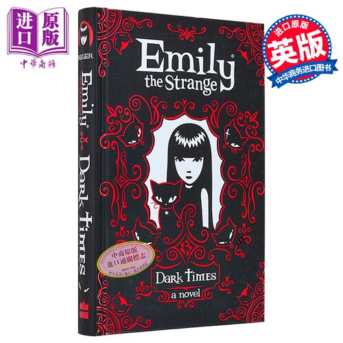 Emily the Strange Rob Rege 怪诞艾米丽漫画书英文原版惊悚流行小说插图版 怪诞艾米丽3黑暗时光 Dark Times
