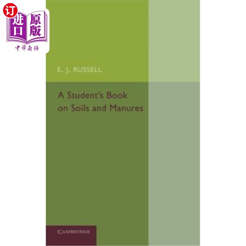 海外直订A Student's Book on Soils and Manures 关于土壤和肥料的学生书