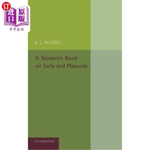 海外直订A Student's Book on Soils and Manures 关于土壤和肥料的学生书