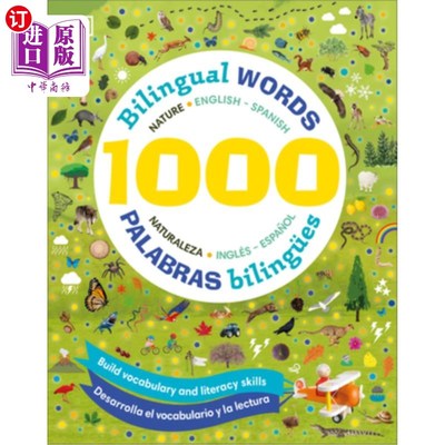 海外直订1000 Bilingual Words Nature English-Spanish/1000 Palabras Bilingües Naturaleza I 1000双语单词自然