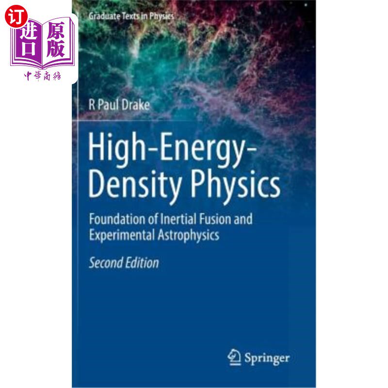 海外直订High-Energy-Density Physics: Foundation of Inertial Fusion and Experimental Astr 高能密度物理学:惯性聚变与