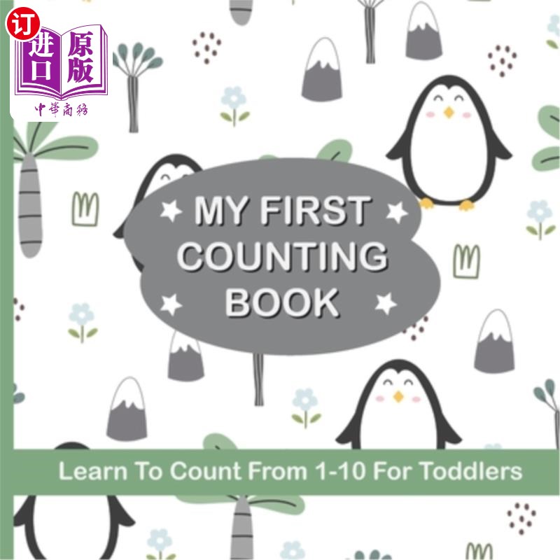 海外直订My First Counting Book Learn To Count 1-10 For Toddlers: Counting Numbers 1 to 1我的第一本数数书《学从1数-封面