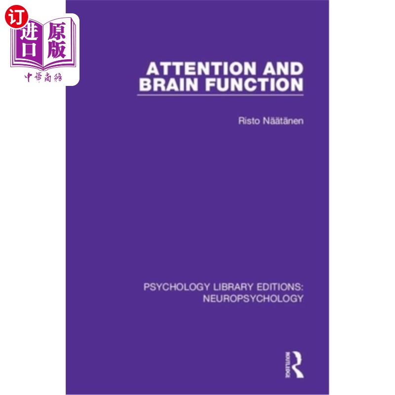 海外直订医药图书Attention and Brain Function 注意力与脑功能