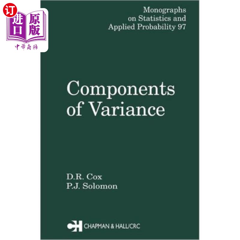 海外直订Components of Variance 方差成分