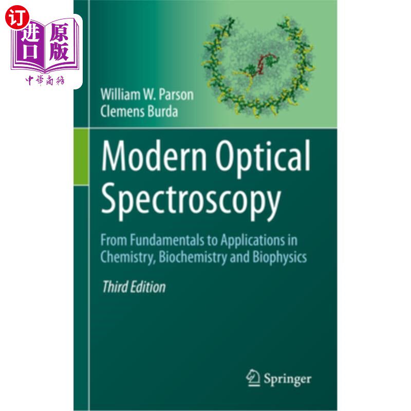 海外直订Modern Optical Spectroscopy: From Fundamentals to Applications in Chemistry, Bio 现代光谱学:从基础到在化学