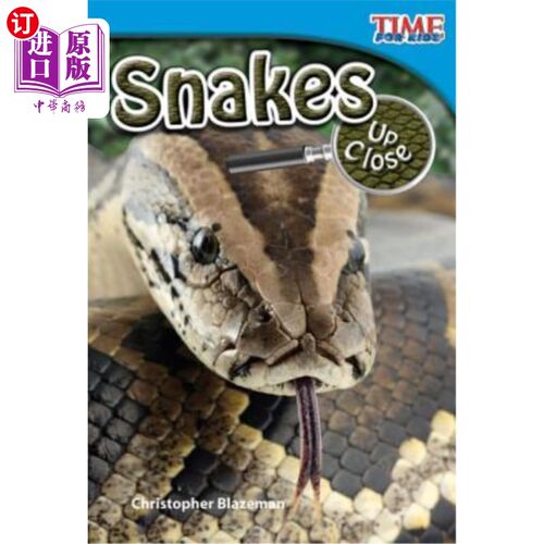 海外直订Snakes Up Close 近距离蛇行（早期流畅）