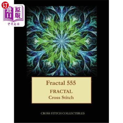 海外直订Fractal 555: Fractal Cross Stitch Pattern 分形555：分形十字绣图案