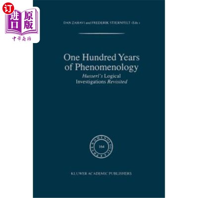 海外直订One Hundred Years of Phenomenology: Husserl's Logical Investigations Revisited 现象学百年:胡塞尔的逻辑研究