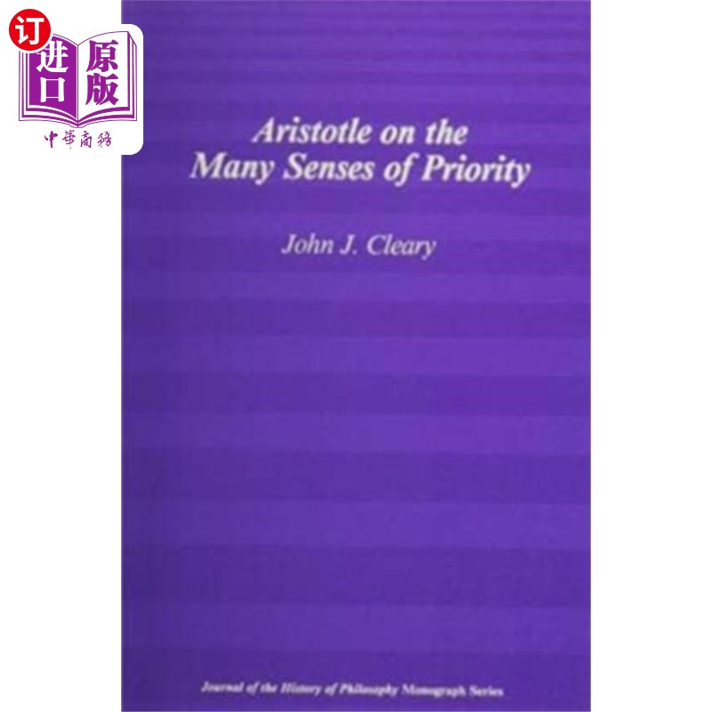 海外直订Aristotle on the Many Senses of Priority 亚里士多德论优先的多重意义