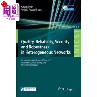 and 可靠性 9th Reliability Security Int Robustness 质量 海外直订Quality Heterogeneous 异构中 Networks