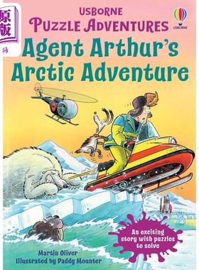 解谜冒险书 北极探险 Puzzle Adventures Agent Arthurs Arctic Adventure 英文原版 儿童推理探险故事 进口读物【中商原版】