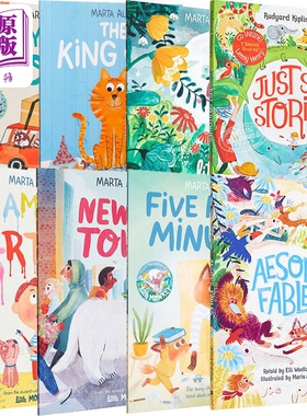 Marta Altes故事绘本 获奖名家绘本 低幼亲子共读故事 儿童彩色插画图画书 英文原版 伊索寓言 凯特格林纳威奖【中商原版】
