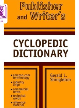 海外直订Publishers and Writer's Cyclopedic Dictionary 出版商和作家的百科全书词典