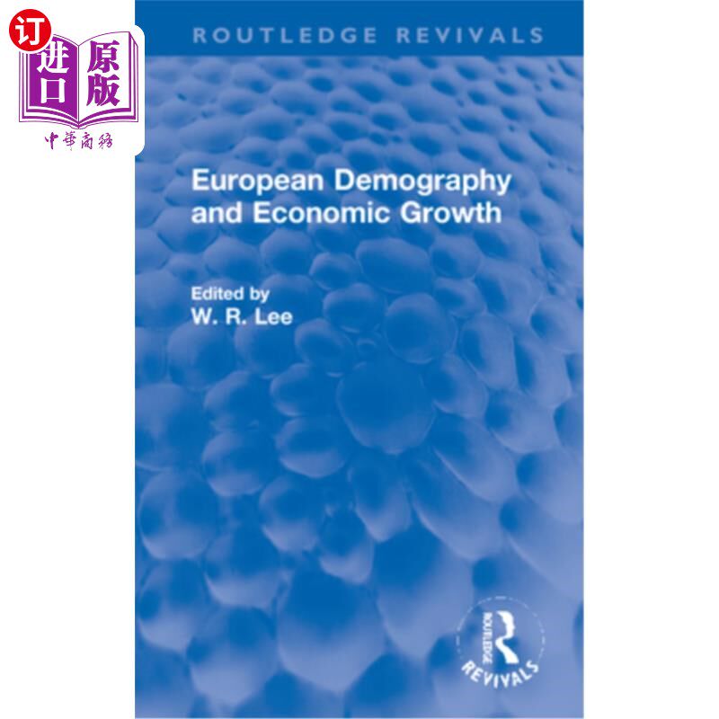 海外直订European Demography and Economic Growth 欧洲人口与经济增长