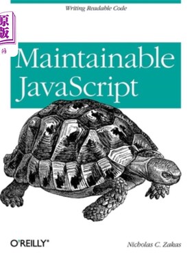海外直订Maintainable JavaScript: Writing Readable Code 可维护的JavaScript:编写可读的代码