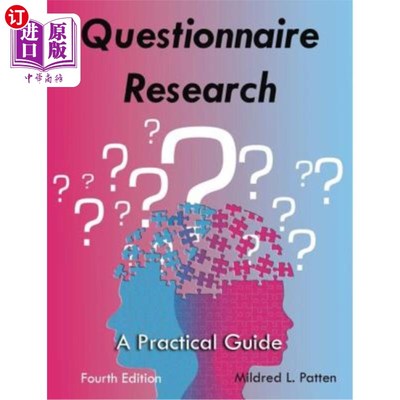 海外直订医药图书Questionnaire Research: A Practical Guide 问卷调查：实践指南