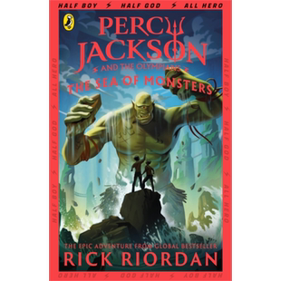 波西杰克逊2 波西 杰克逊与魔兽之海 英文原版 Percy Jackson 2 The Sea of Monsters Rick Riordan 奇幻【中商原版】