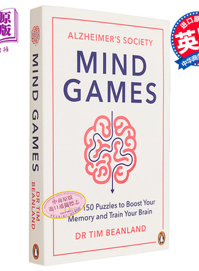 现货 智力游戏 阿尔茨海默病协会 英文原版 Alzheimers Society Mind Games【中商原版】