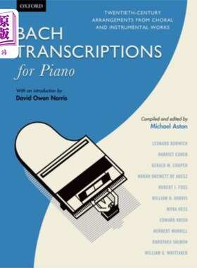 海外直订Bach Transcriptions for Piano 巴赫钢琴谱