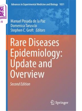 海外直订医药图书Rare Diseases Epidemiology: Update and Overview 罕见病流行病学:更新和概述
