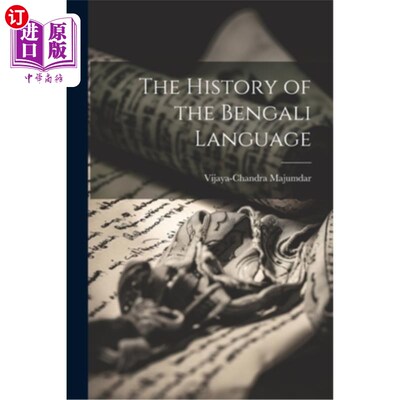 海外直订The History of the Bengali Language 孟加拉语的历史