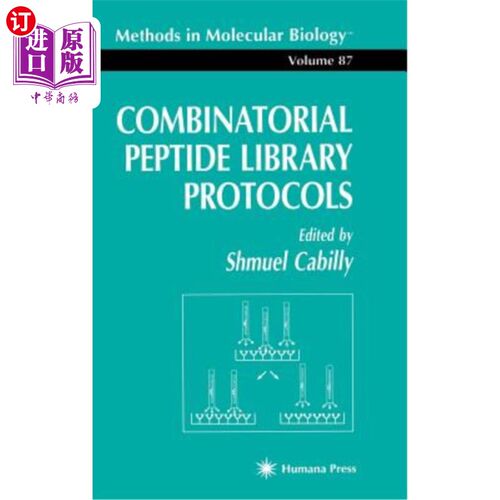 海外直订医药图书Combinatorial Peptide Library Protocols 组合肽库协议