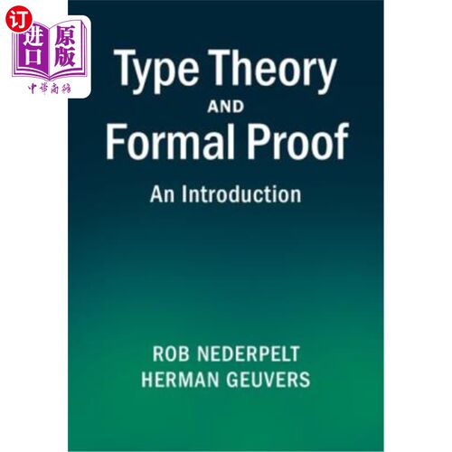 海外直订Type Theory and Formal Proof: An Introduction 类型论与形式证明