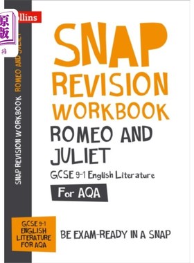 海外直订Romeo and Juliet AQA GCSE 9 - 1 English Literatu... 罗密欧与朱丽叶AQA GCSE 9 - 1英国文学练习册