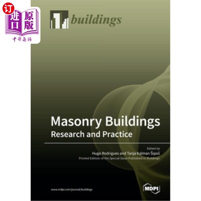 海外直订Masonry Buildings: Research and Practice 砖石建筑：研究与实践
