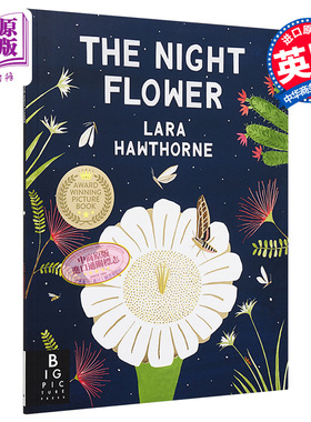 现货 Lara Hawthorne 夜间盛放的花朵 The Night Flower 英文原版 进口图书 儿童科普文学绘本 非小说类 故事图画书【中商原版】