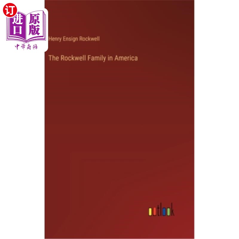 海外直订The Rockwell Family in America 美国的洛克威尔家族