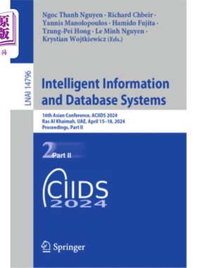 海外直订Intelligent Information and Database Systems: 16th Asian Conference, Aciids 2024 Intelligen