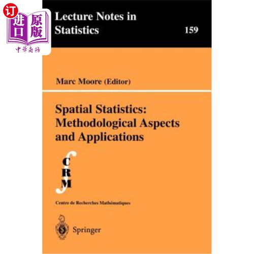 海外直订医药图书Spatial Statistics: Methodological Aspects and Applications 空间统计：方法学方面和应用