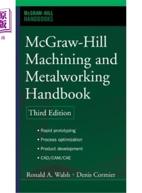 海外直订McGraw-Hill Machining and Metalworking Handbook 麦格劳-希尔机械加工和金属加工手册