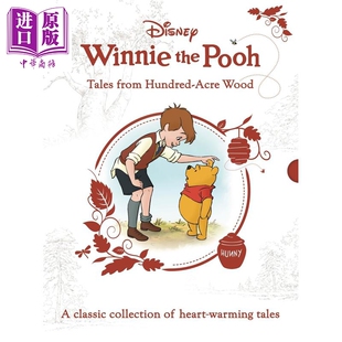 迪士尼豪华珍藏集 百亩林故事集 Disney Winnie the Pooh Tales from Hundred-Acre Wood 英文原版 短篇故事 精装【中商原版】