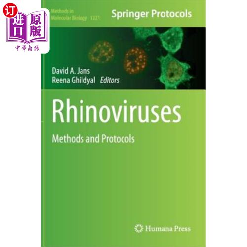 海外直订医药图书Rhinoviruses: Methods and Protocols 鼻病毒：方法和协议