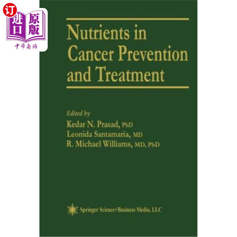 海外直订医药图书Nutrients in Cancer Prevention and Treatment 癌症防治中的营养素
