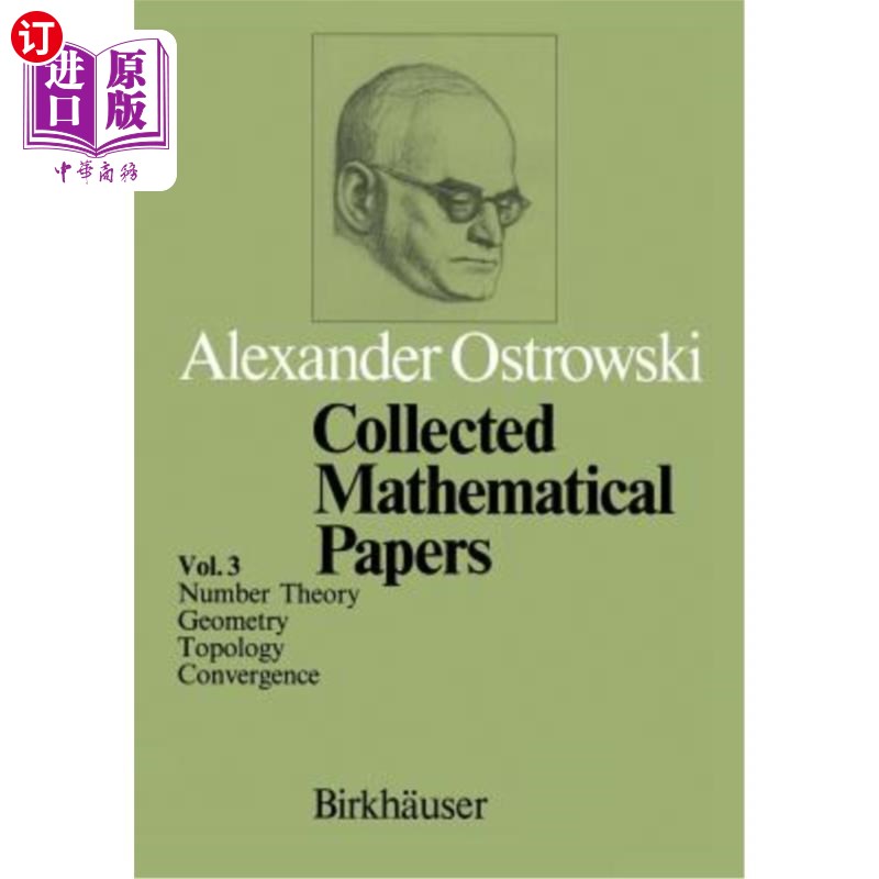 海外直订Collected Mathematical Papers: Vol. 3 VI Number Theory VII Geometry VIII Topolog 数学论文集:第三卷六数论七几何