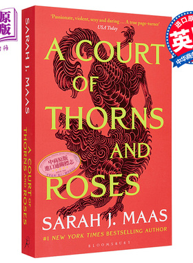 预售 荆棘与玫瑰法庭英文原版仙灵王庭纪1 荆棘与玫瑰的法庭 A Court of Thorns and Roses Sarah J. Maas 浪漫奇幻小说英文版