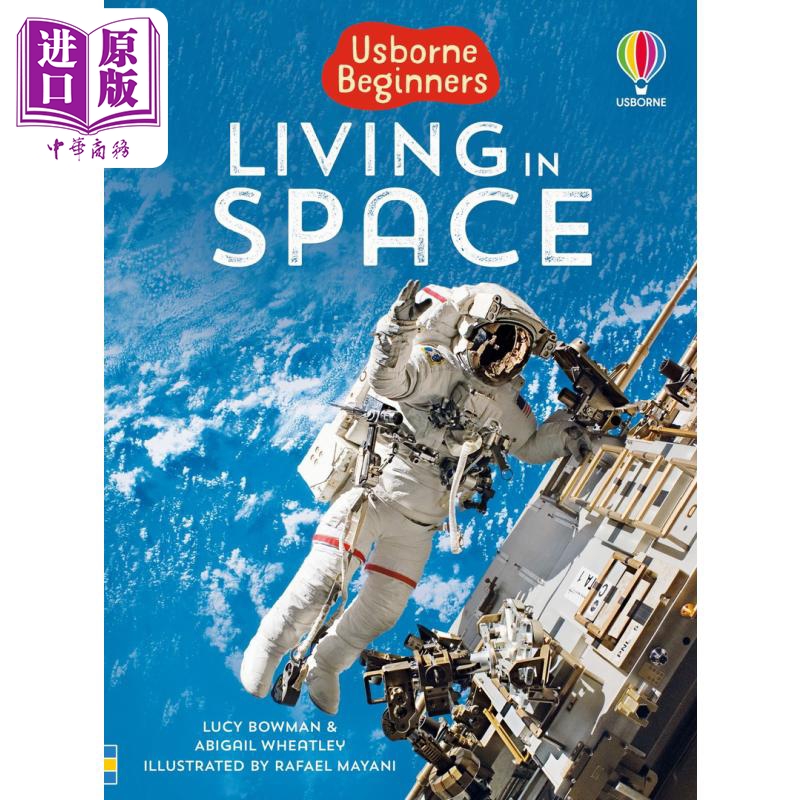 在太空生活Living in Space 英文原版 儿童科普绘本 知识百科图画书 精装精品绘本 进口儿童读物 自然科学学习【中商原版】